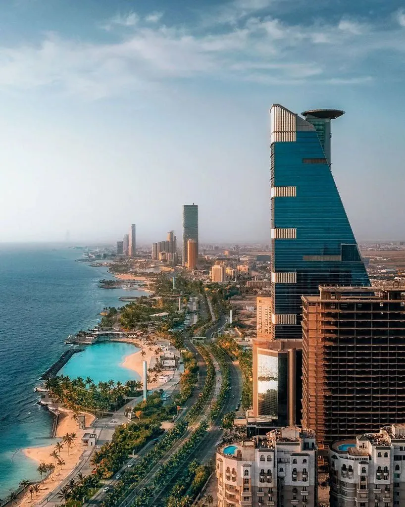 Jeddah waterfront and towers