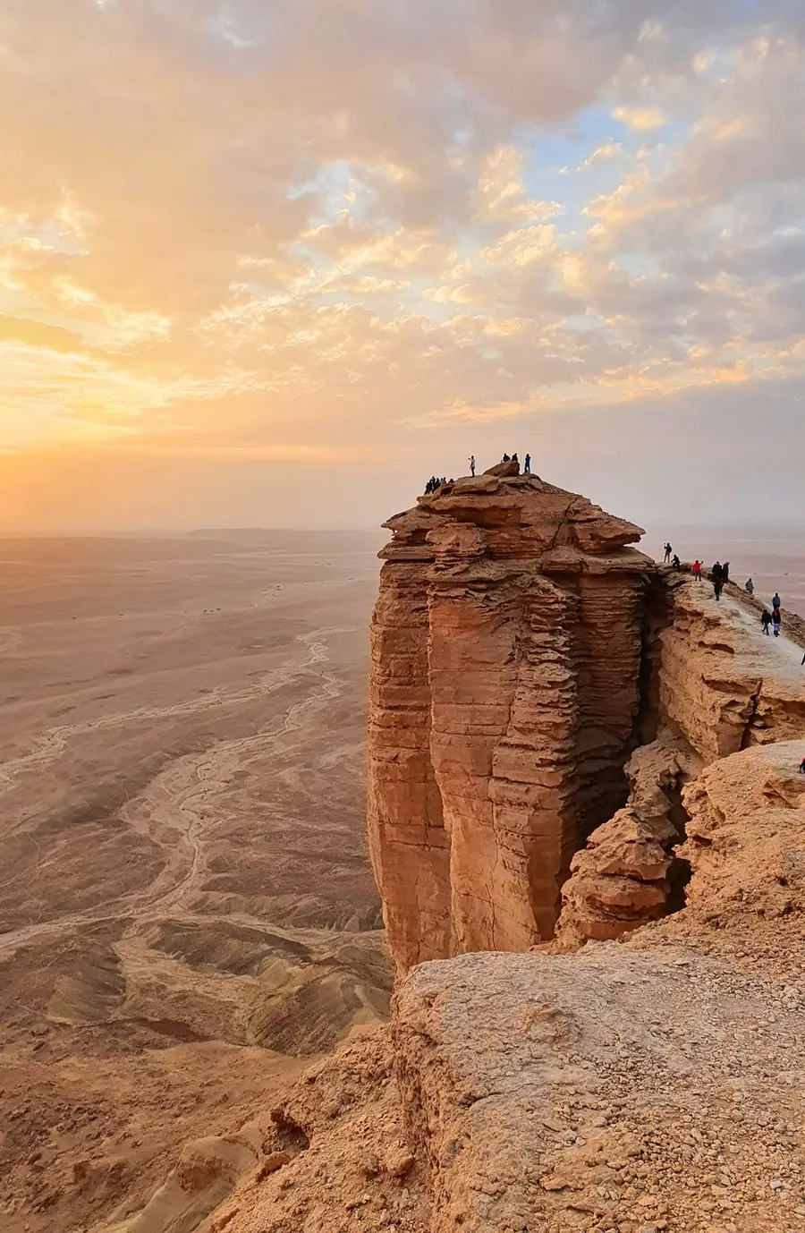 Edge of the World cliffs near Riyadh
